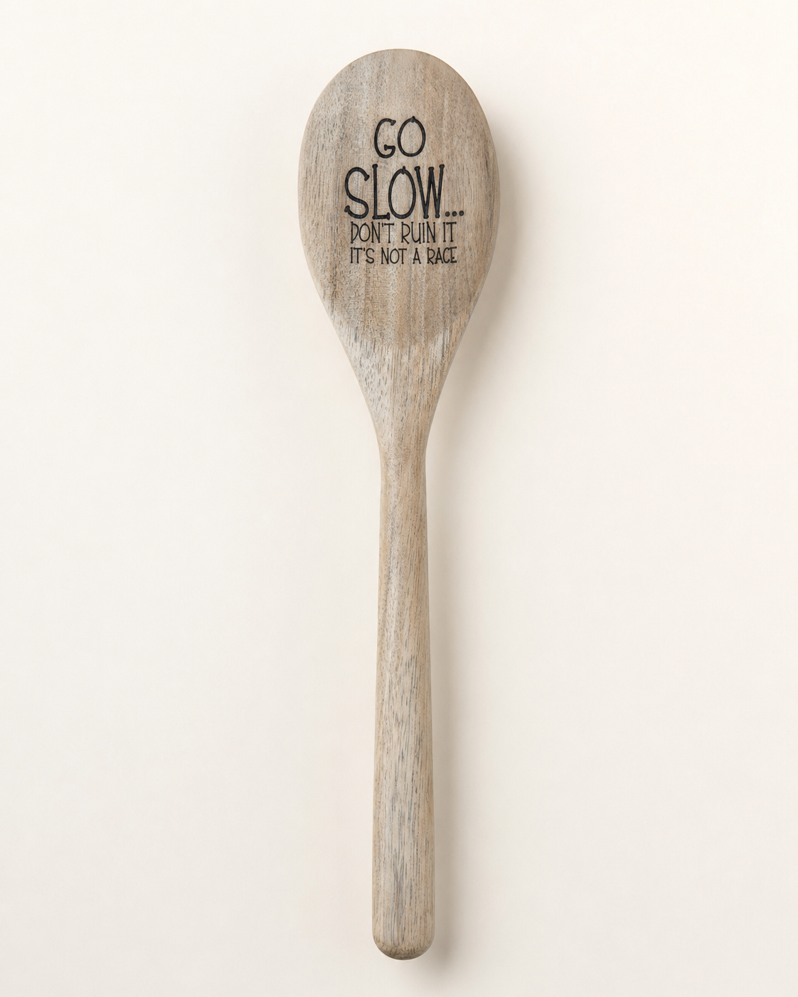 Sacastic wooden spoon