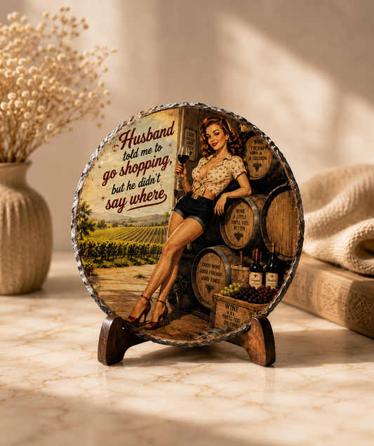 Wine shopping Coaster