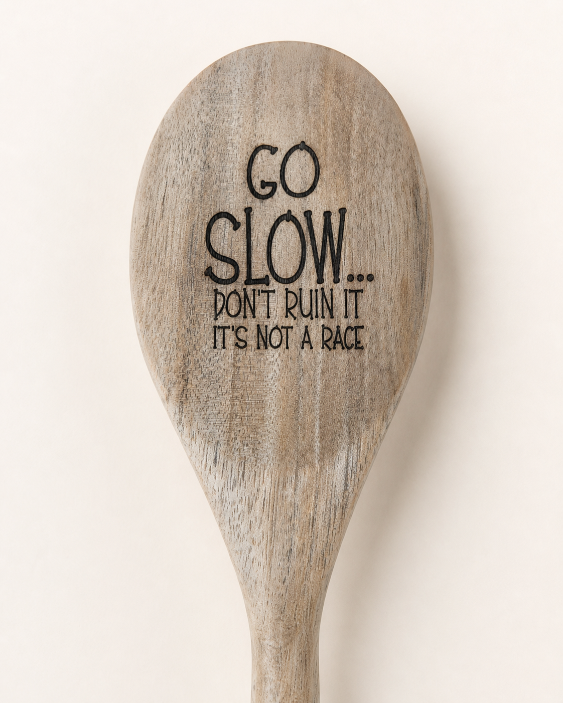 Sacastic wooden spoon