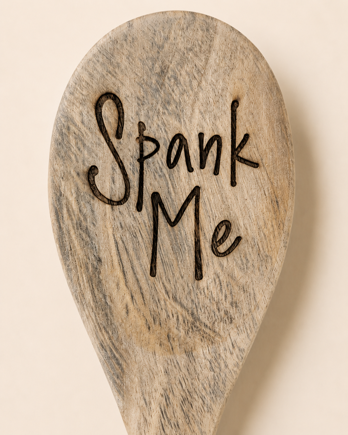 Sacastic wooden spoon