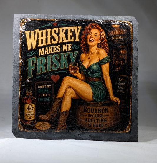 Slate Whiskey coaster #4