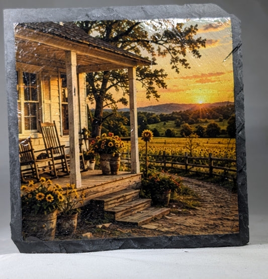 sunflower coaster #4