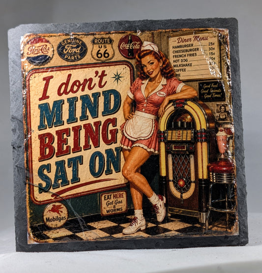 Slate Whiskey coaster #15