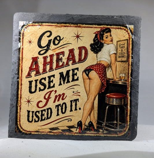 Slate Whiskey coaster #17
